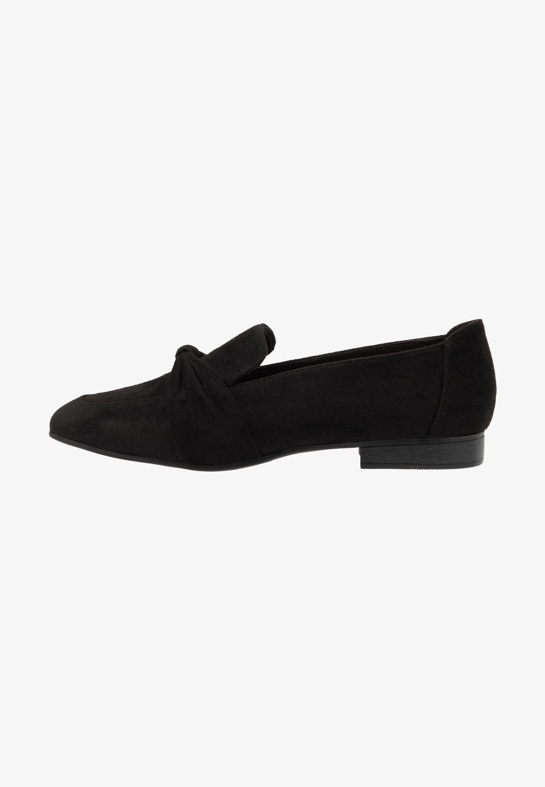 Black shoes moccasins